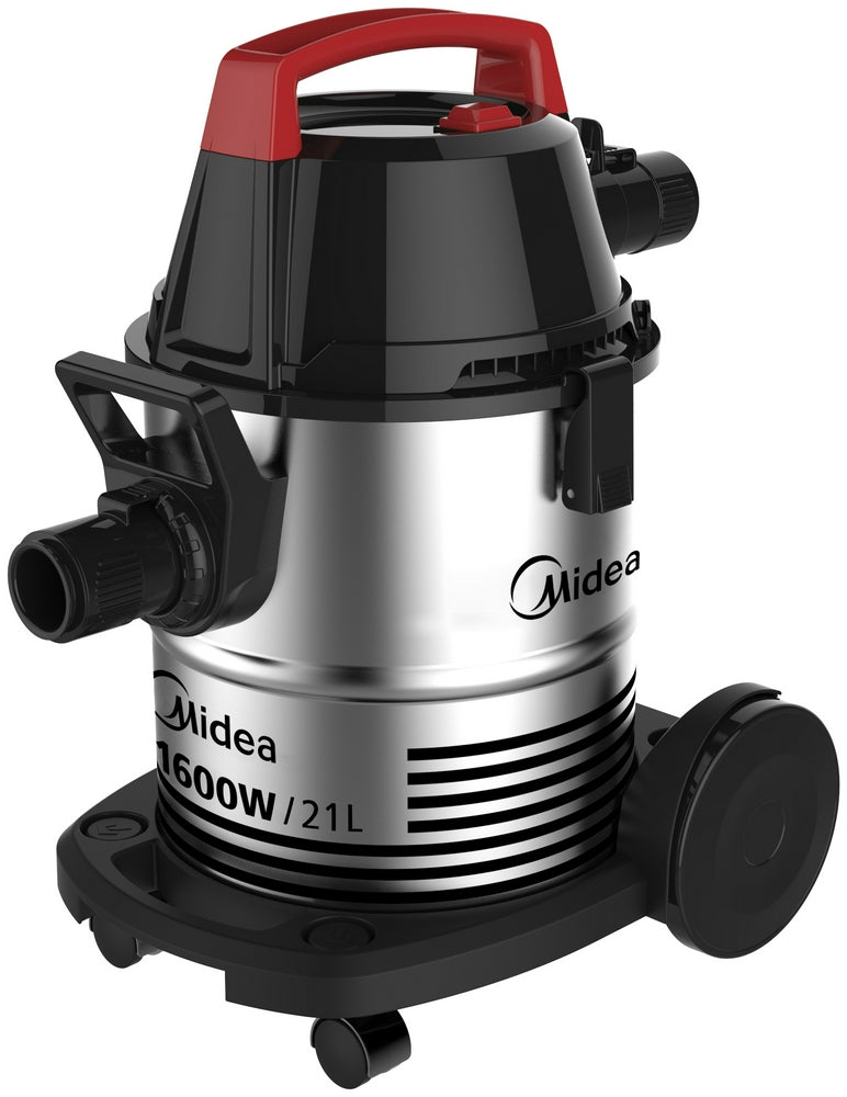 مكنسة برميل ميديا 21لتر 1600واط (تنظيف جاف و رطب)