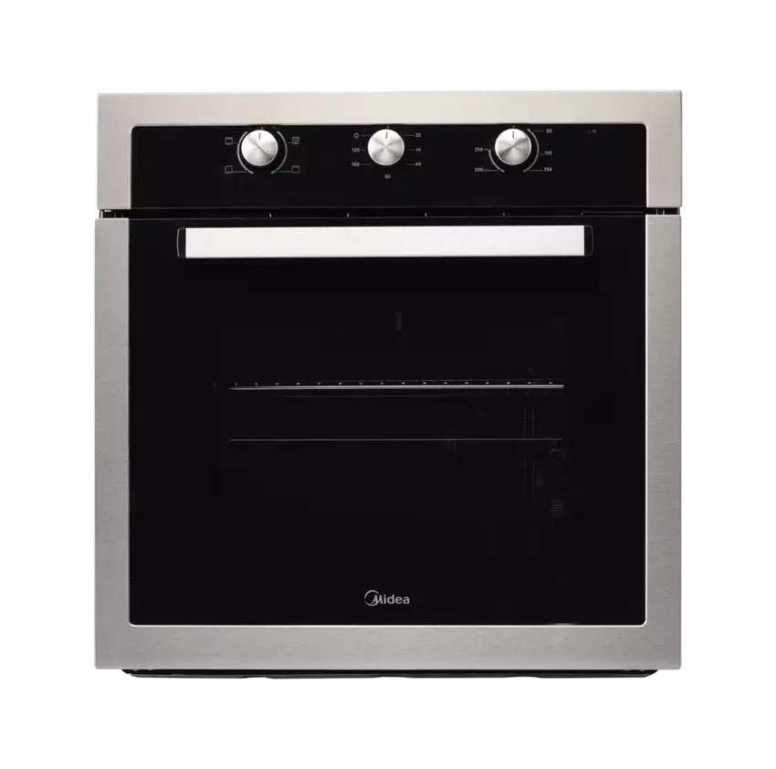 فرن بلت ان كهرباء ميديا 60سم 70لتر استيل