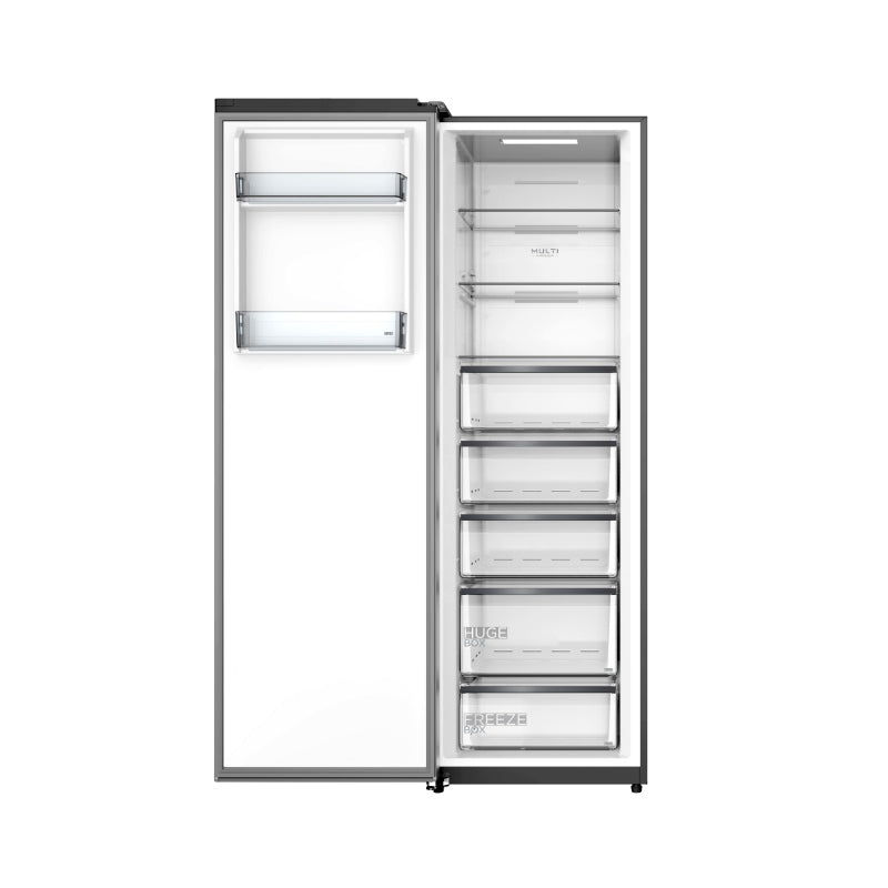 فريزر قائم ميديا 9.1 قدم استيل