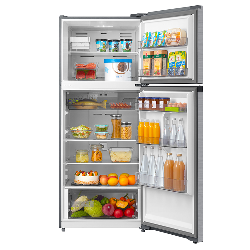 ثلاجة ميديا سعة الثلاجة 10.8 قدم سعة المجمد 3.8 قدم انفرتر استيل