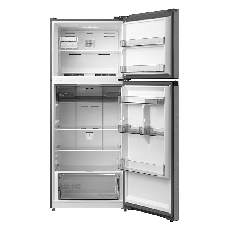 ثلاجة ميديا سعة الثلاجة 10.8 قدم سعة المجمد 3.8 قدم انفرتر استيل