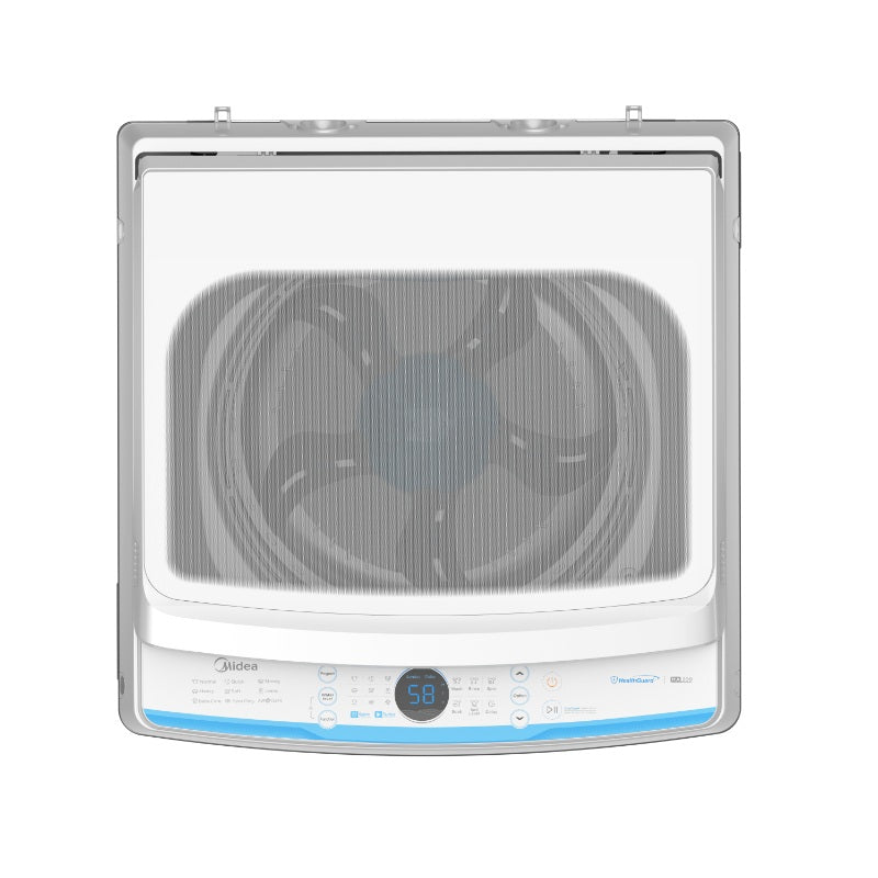 غسالة اوتوماتيك ميديا فتحة علوية8 ك8 برامج أبيض