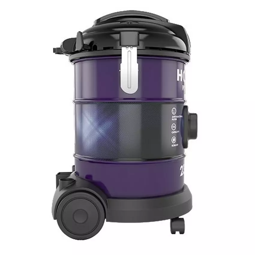 مكنسة برميل هوفر 22 لتر 2300 واط ازرق * اسود