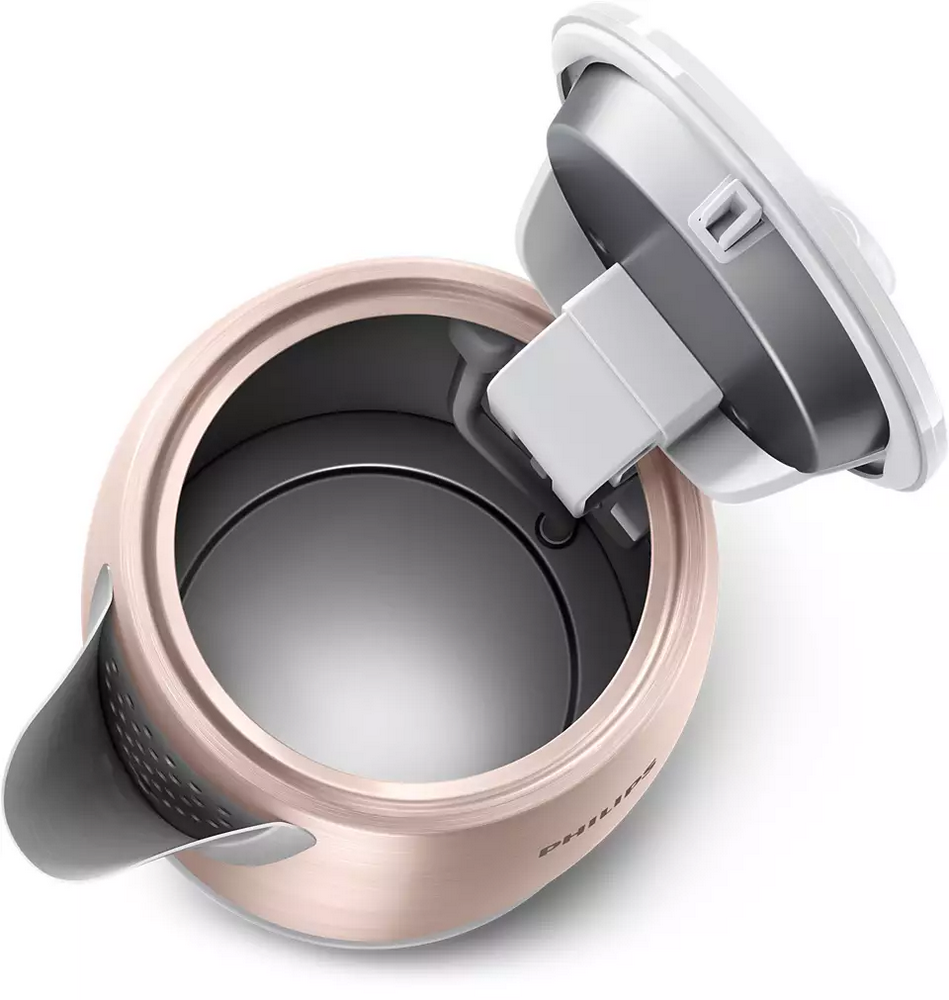 غلاية مياه فيليبس 1.7 لتر 2.200 واط ذهبي وردي/أبيض