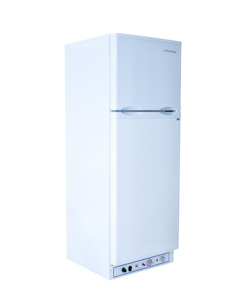 ثلاجة غاز يوني هامبورج 265 لتر ابيض