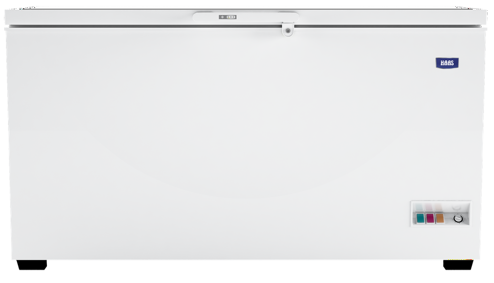 فريزر مسطح هاس 500 لتر انفرتر ابيض (وطني)