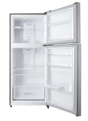 ثلاجة دايو سعة الثلاجة 10.2 قدم سعة المجمد 3.9 سلفر غامق