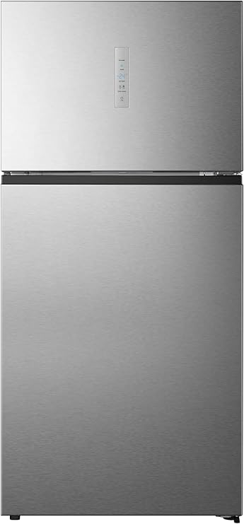 ثلاجة هايسنس سعة الثلاجة 13.7 قدم المجمد 4.1 قدم استيل