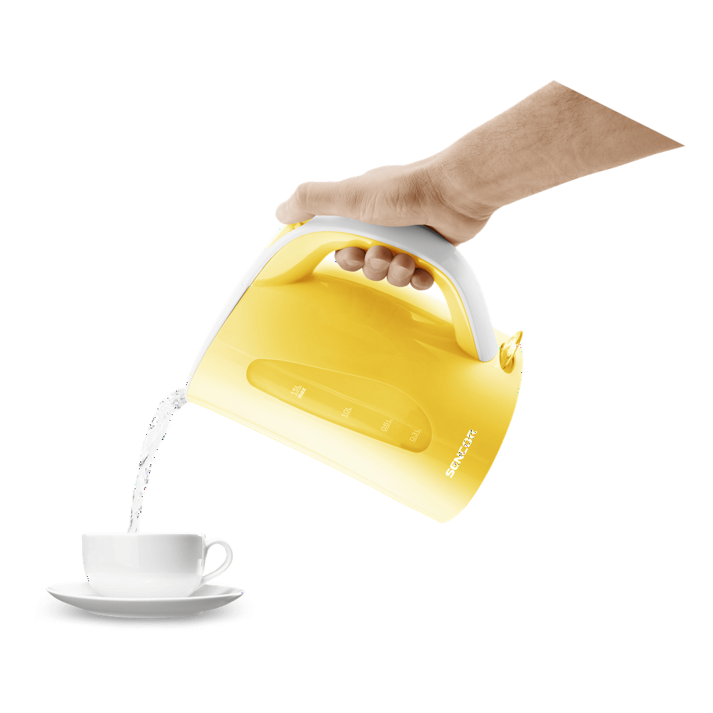 غلاية مياة كهربائية سينكور 1.5 لتر 2400 واط اصفر