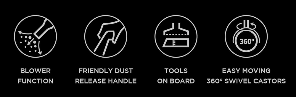 مكنسة برميل ميديا 21لتر 1600واط (تنظيف جاف و رطب)