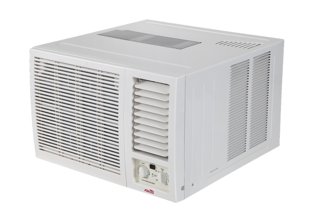 مكيف شباك فالكون سعة التبريد 17800وحدة تدفئة 3.3 كيلو واط