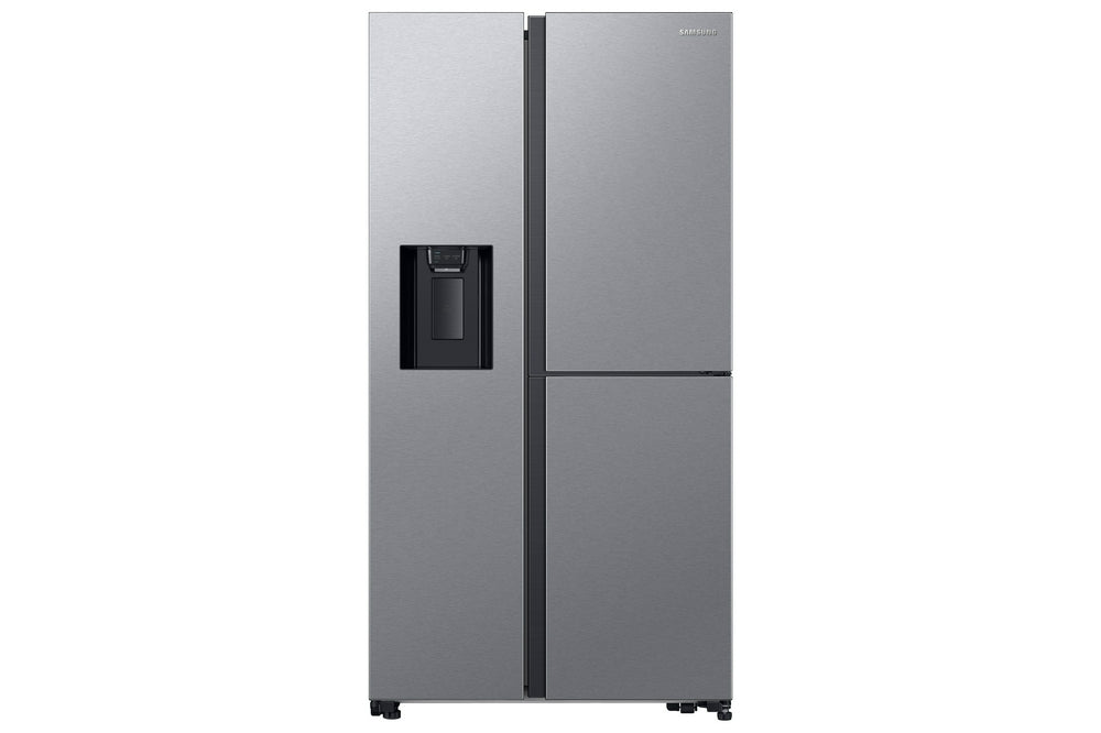 ثلاجة دولابي سامسونج 2 باب مع موزع مياة وثلج سعة الثلاجة 14.4 قدم المجمد 7.1 قدم سلفر واي فاي