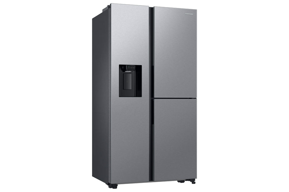 ثلاجة دولابي سامسونج 2 باب مع موزع مياة وثلج سعة الثلاجة 14.4 قدم المجمد 7.1 قدم سلفر واي فاي