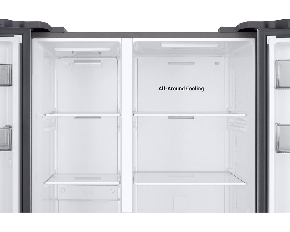 ثلاجة دولابي سامسونج 2 باب سعة الثلاجة 13.1 قدم سعة المجمد 6.8 قدم سلفر انفرتر واي فاي (فيتنامي)