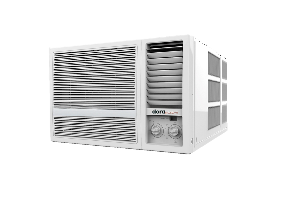 مكيف شباك دورا سعة التبريد 17800 وحده تدفئة 2.85 كيلو واط (ELEGANT)