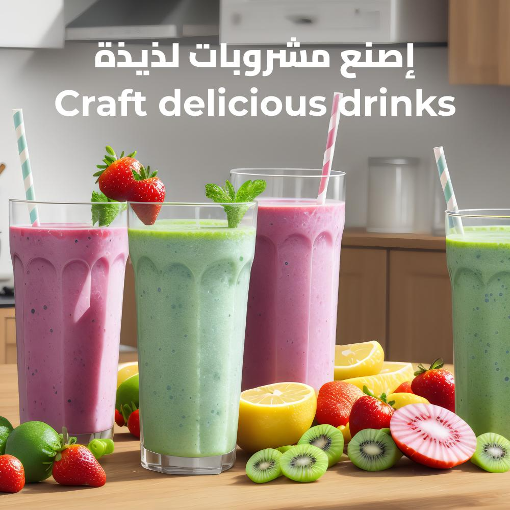 خلاط كيون 1.5 لتر 500 واط مع مطحنة ابيض