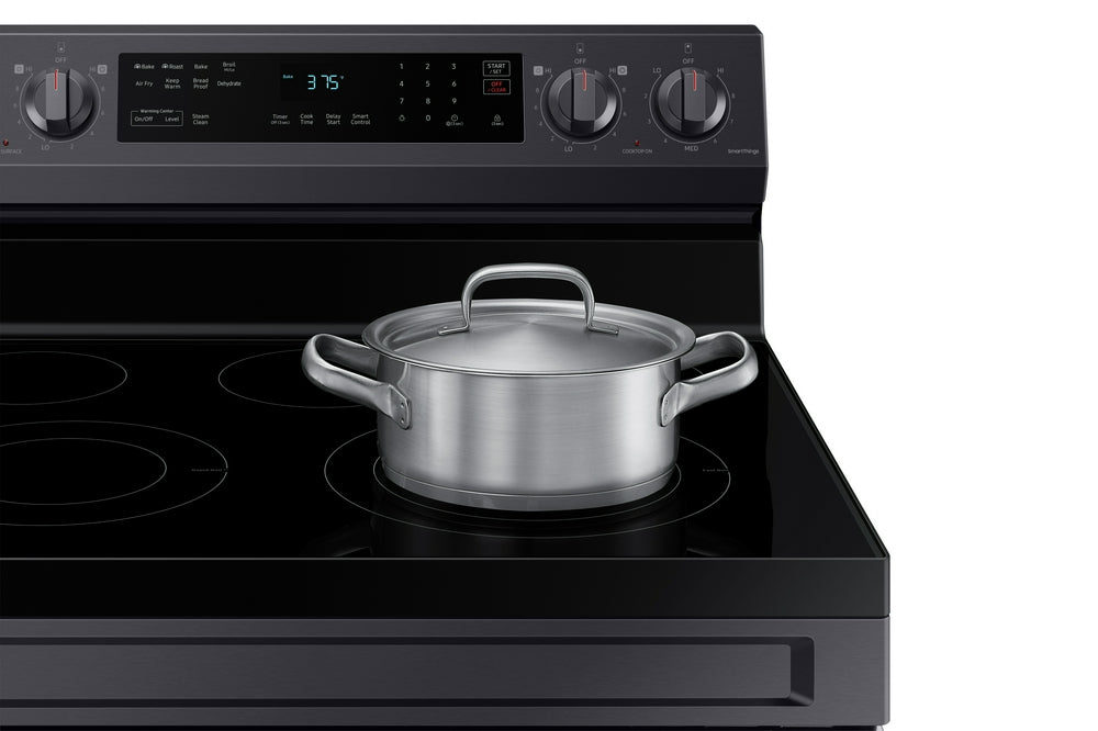 فرن كهرباء سامسونج 5 عيون سراميك اسود واي فاي + قلايه هوائيه (تايلاندي)