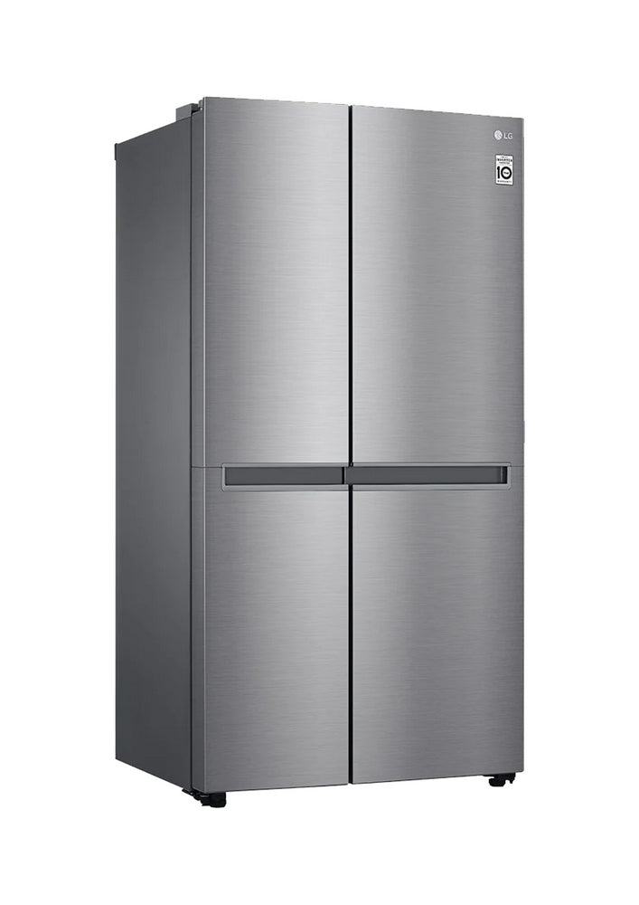 ثلاجة دولابي ال جي 2 باب سعة الثلاجة 14.6 قدم سعة المجمد 8.2 قدم انفرتر فضي غامق