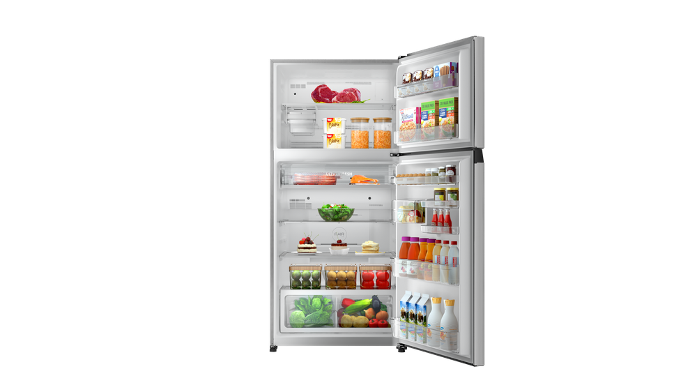 ثلاجة توشيبا سعة الثلاجة 13.8 قدم سعة المجمد 5.8 قدم ابيض انفرتر (تايلندي)