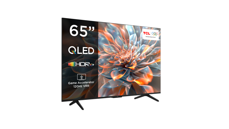 شاشة سمارت تي سي ال 65 بوصة 4K - GOOGLE TV-QLED