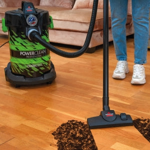 مكنسة برميل بيسيل 21 لتر 1500 واط جاف ورطب اسود في اخضر