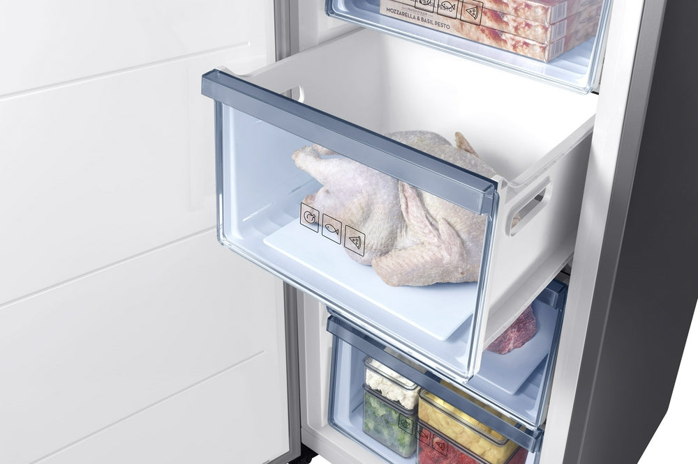 فريزر قائم سامسونج 11.1 قدم استيل انفرتر (فيتنامي)