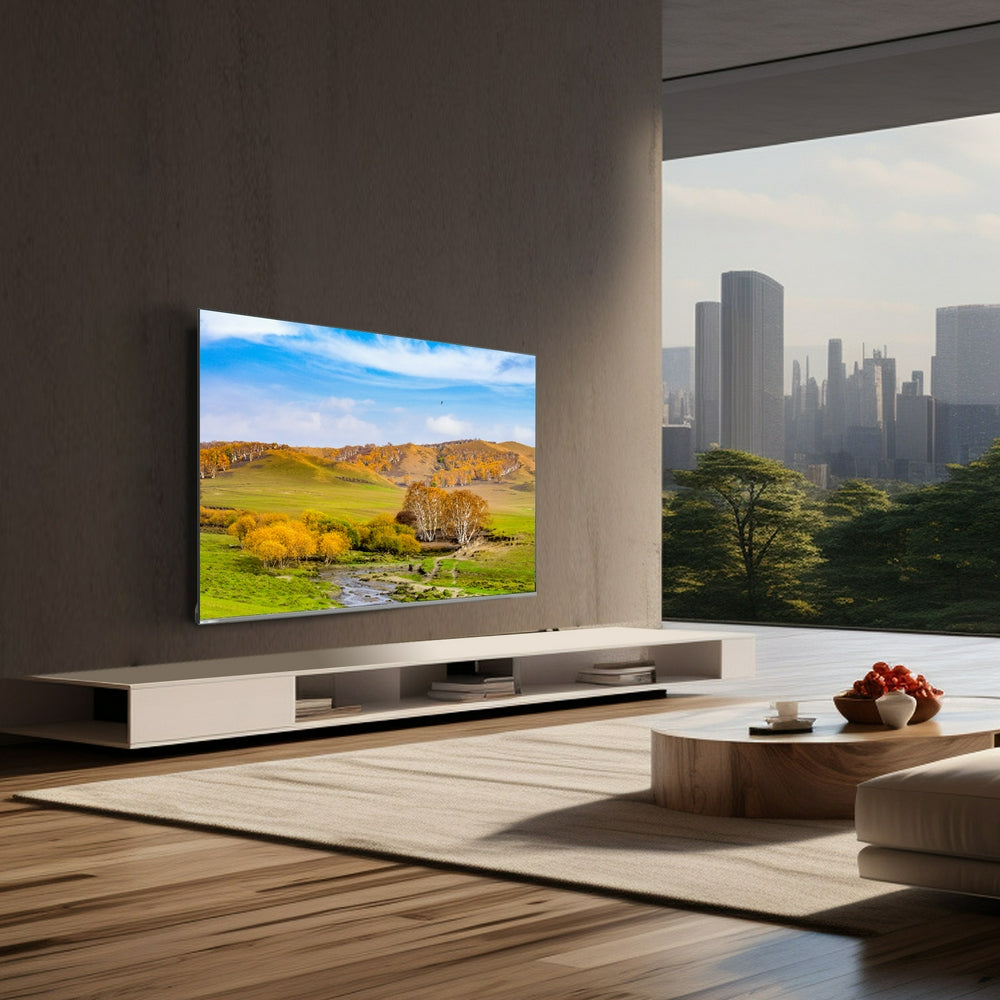 شاشة سمارت تشيك 75 بوصة اوامر صوتية 4K -GOOGLE TV-QLED