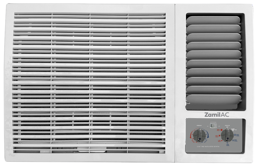 مكيف شباك الزامل سعة التبريد 17800 وحدة تدفئة 3.3 كيلوواط (وطني)