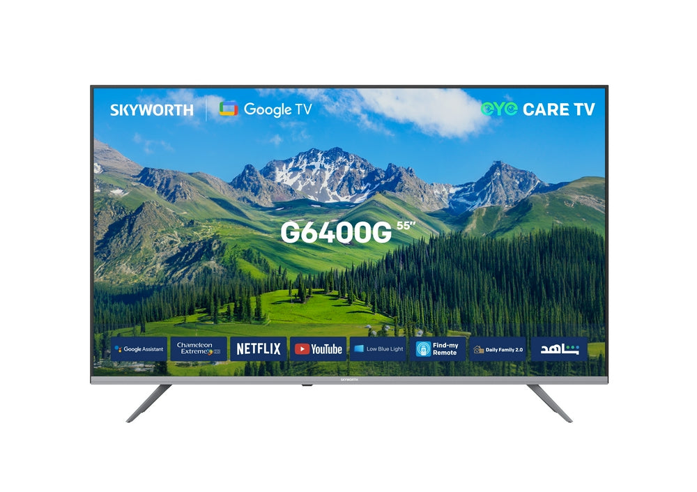 شاشة سمارت سكاي وورث 55 بوصة 4K - GOOGLE TV