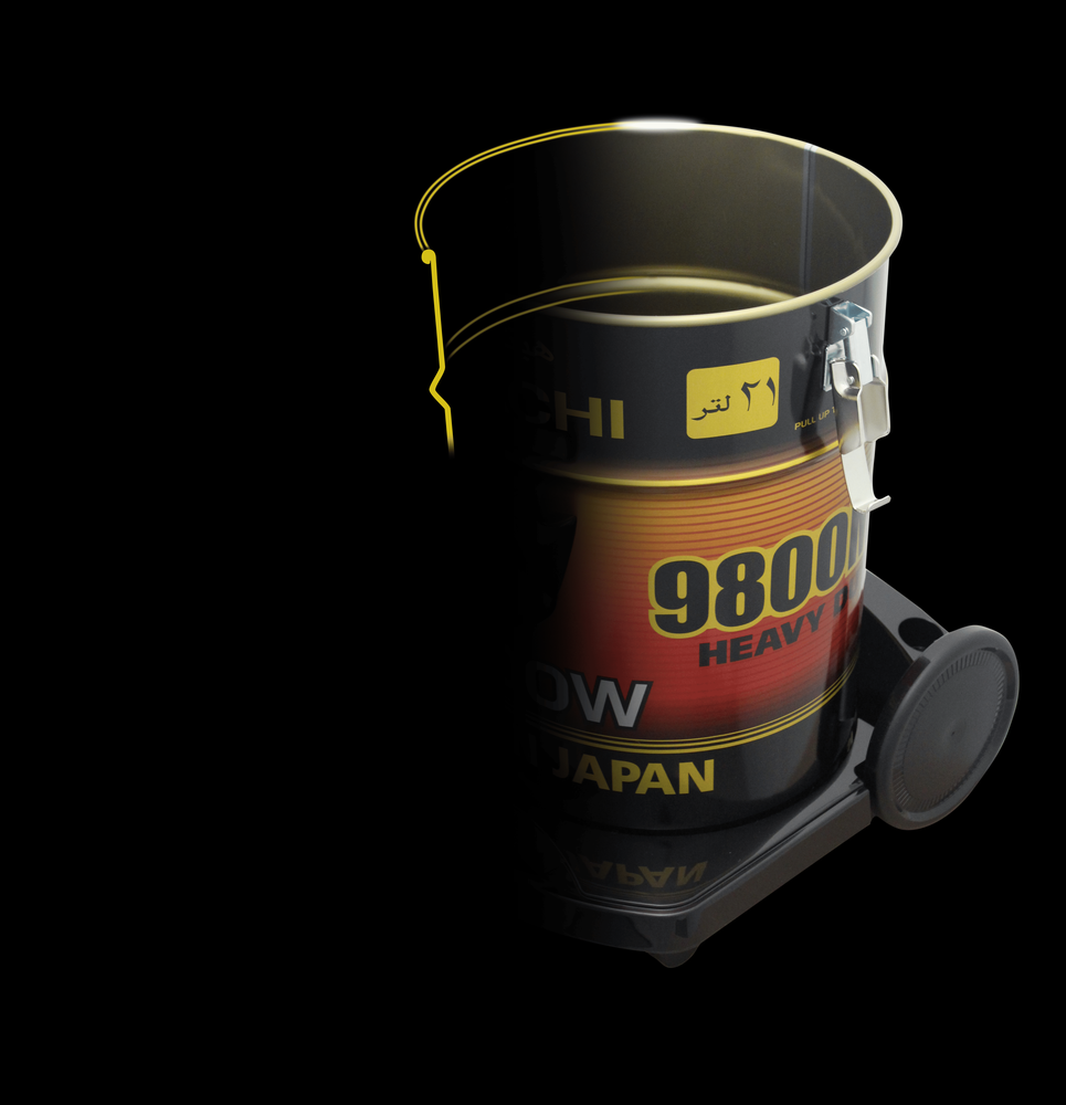 مكنسة برميل هيتاشي 21 لتر 2500 واط اسود في احمر (ياباني)