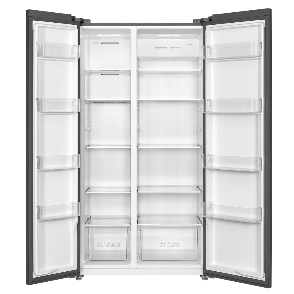 ثلاجة دولابي تي سي ال سعة الثلاجة 13.9 قدم المجمد 7.7 قدم سلفر ( انفرتر )