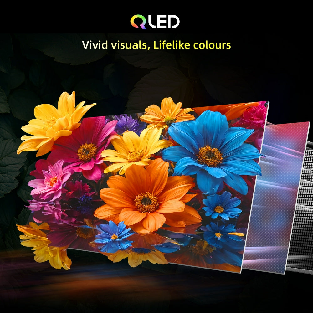 شاشة سمارت تشيك 85 بوصة اوامر صوتية 4K -GOOGLE TV-QLED