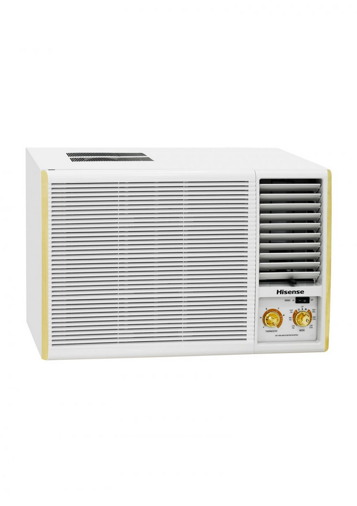 مكيف شباك هايسنس سعة التبريد 21.600 وحدة تدفئة 3.1 كيلوواط