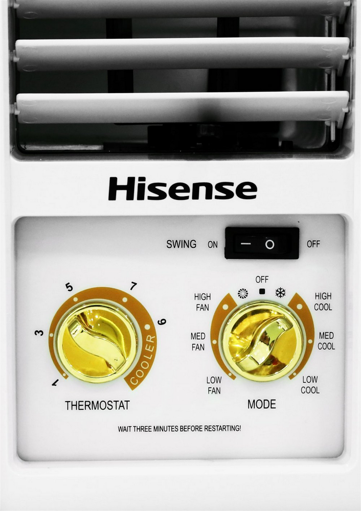 مكيف شباك هايسنس سعة التبريد 21.600 وحدة تدفئة 3.1 كيلوواط