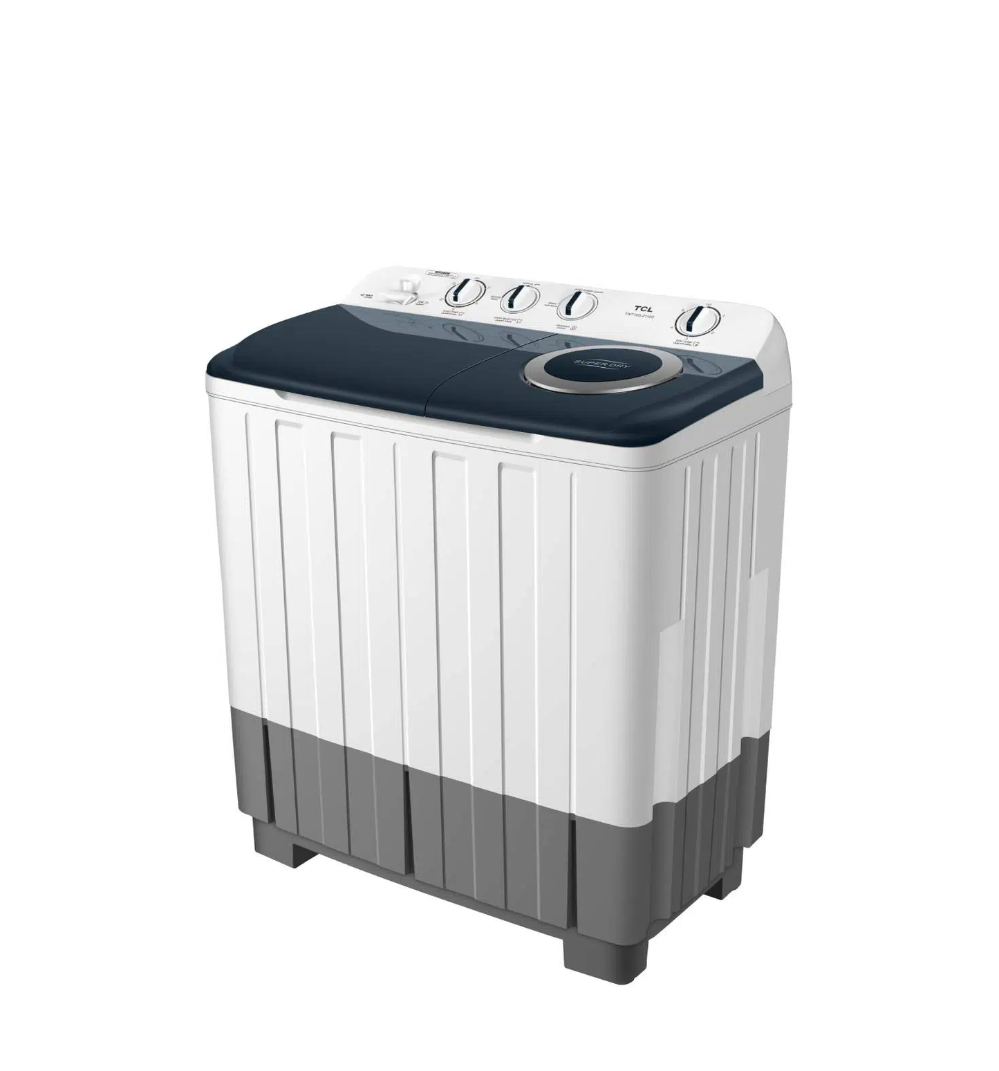 غسالة حوضين تي سي ال 10 ك ابيض