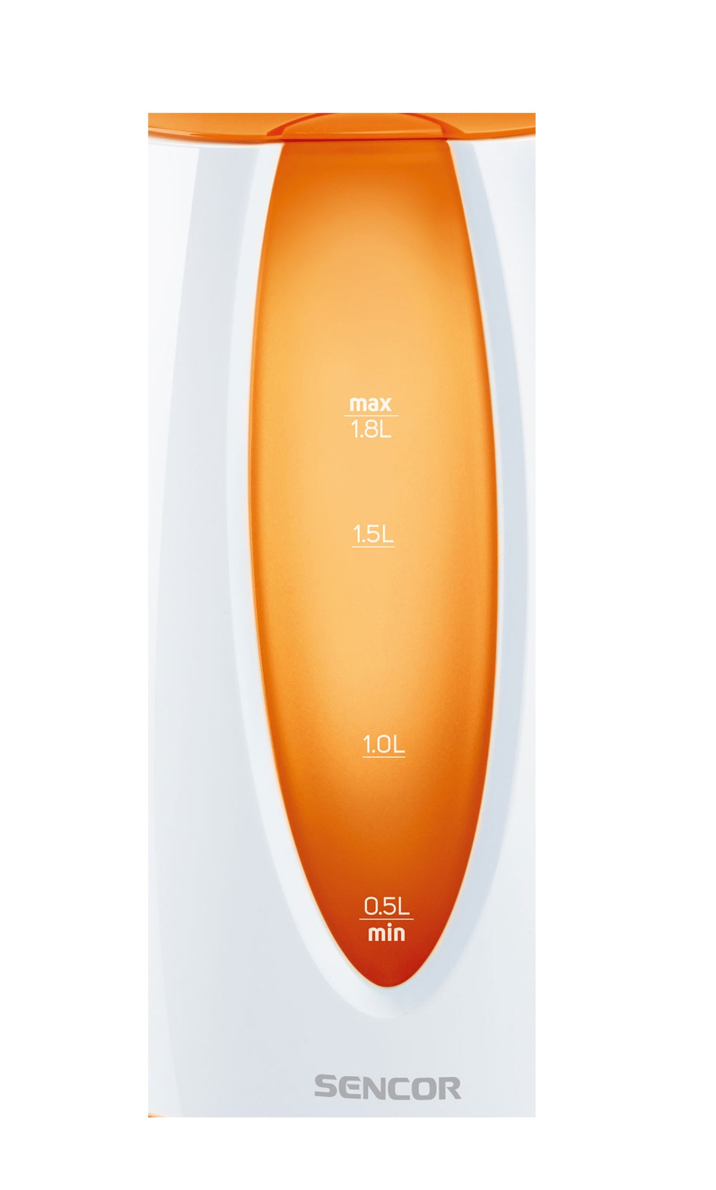 غلاية مياة كهربائية سينكور 1.8 لتر 2.200واط ابيض في برتقالي