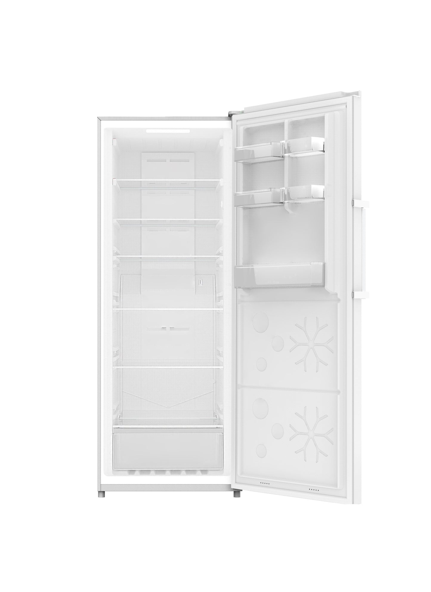 فريزر قائم كروني 13.4 قدم استيل