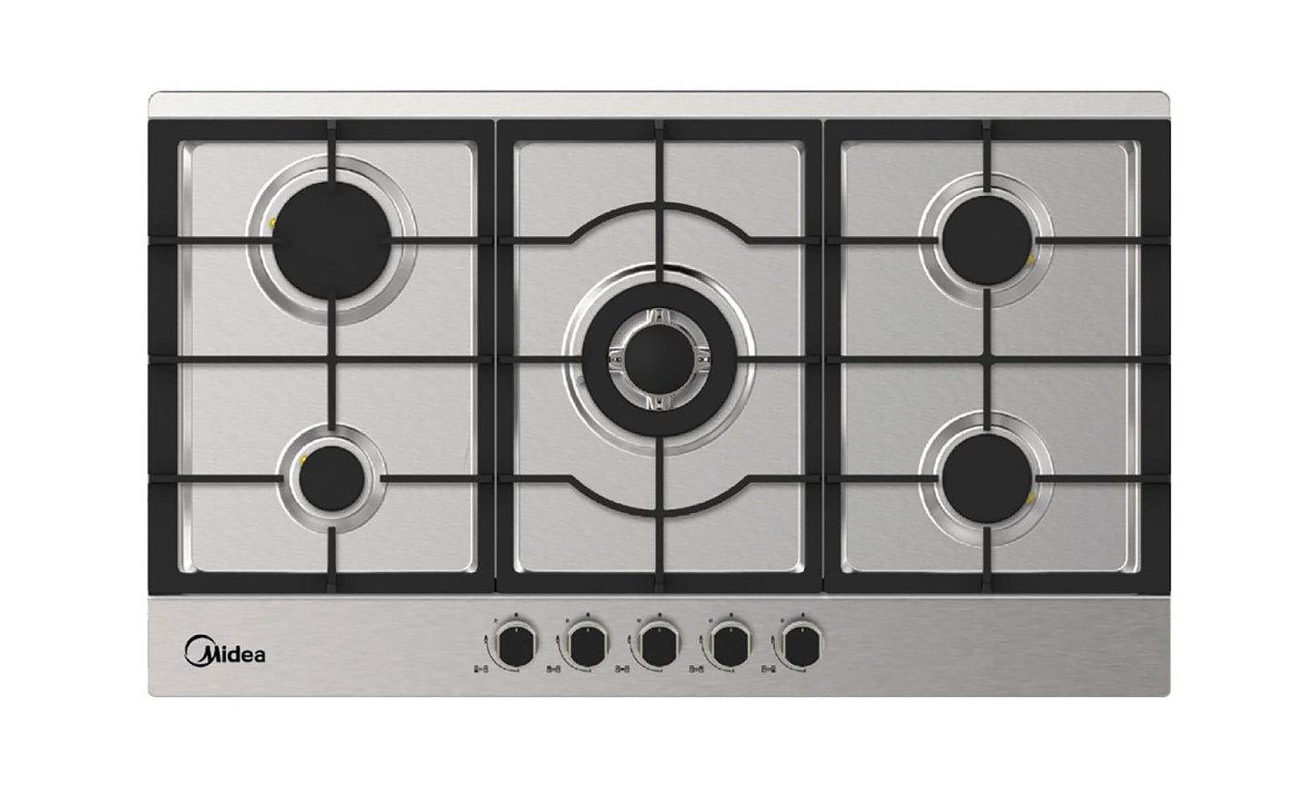 سطح بلت ان غاز ميديا 5 عيون 90 سم استيل