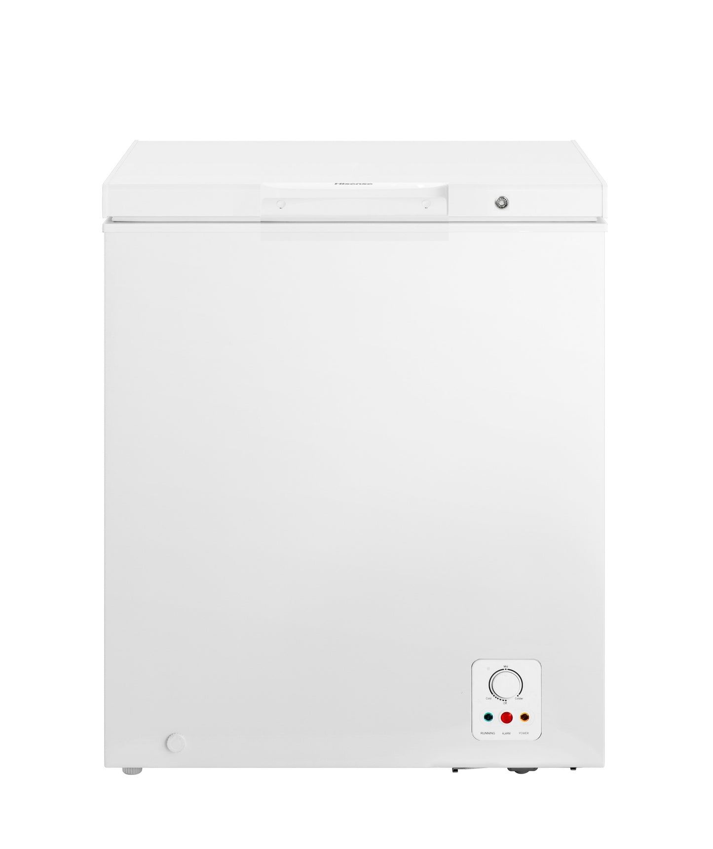 فريزر مسطح هايسنس 144 لتر ابيض