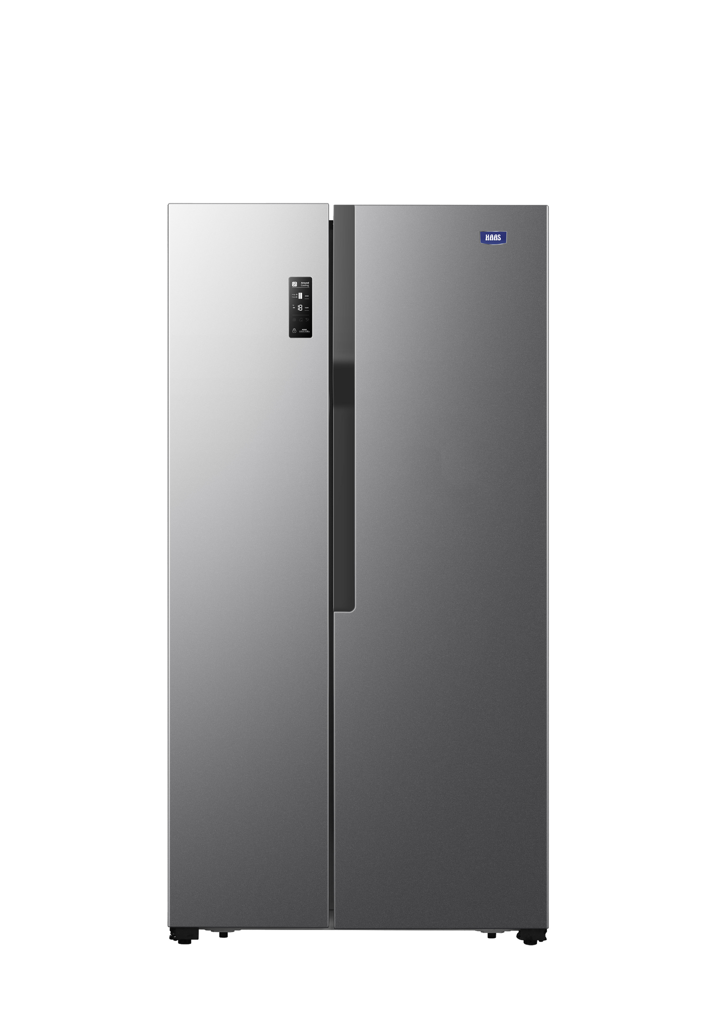 ثلاجة دولابي هاس سعة الثلاجة 11.8 سعة المجمد 6.1 قدم استيل انفرتر