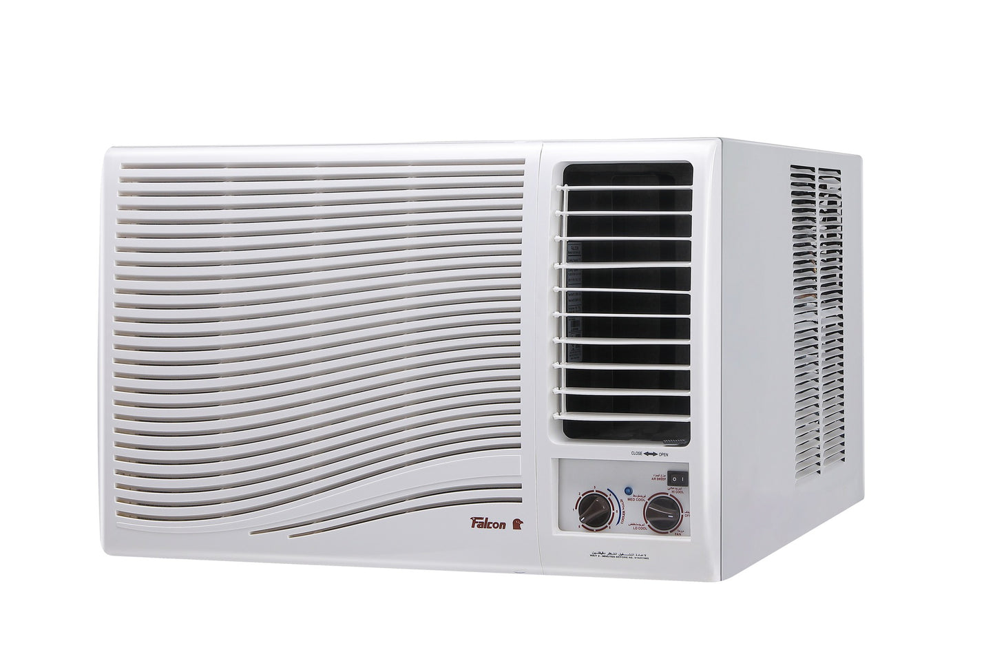 مكيف شباك فالكون انسيابي سعة تبريد 17.200 تدفئة 3000 واط روتاري (وطني)