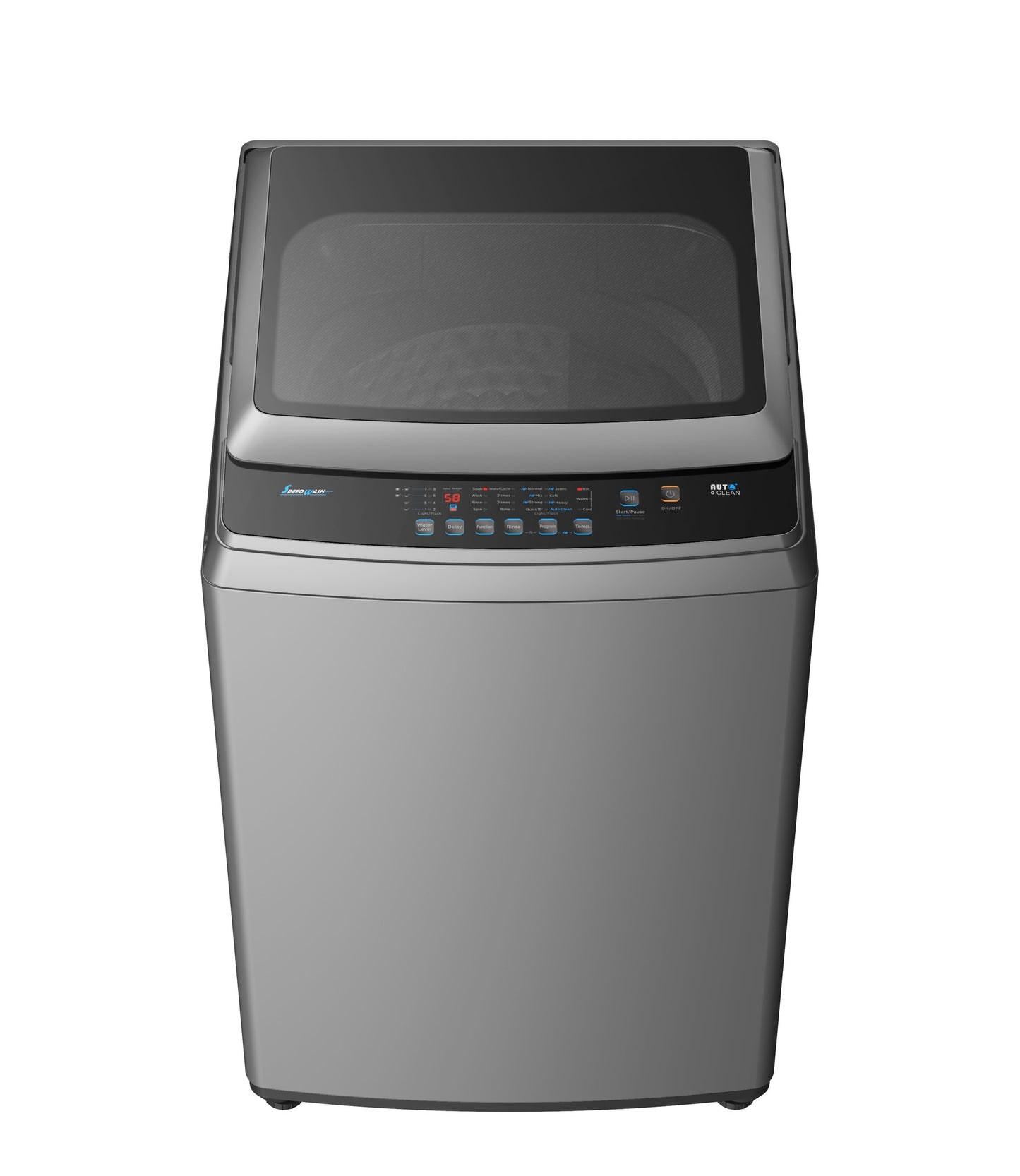 غسالة اوتوماتيك فتحة علوية وايت وستنجهاوس 8 كيلو 8 برامج سلفر