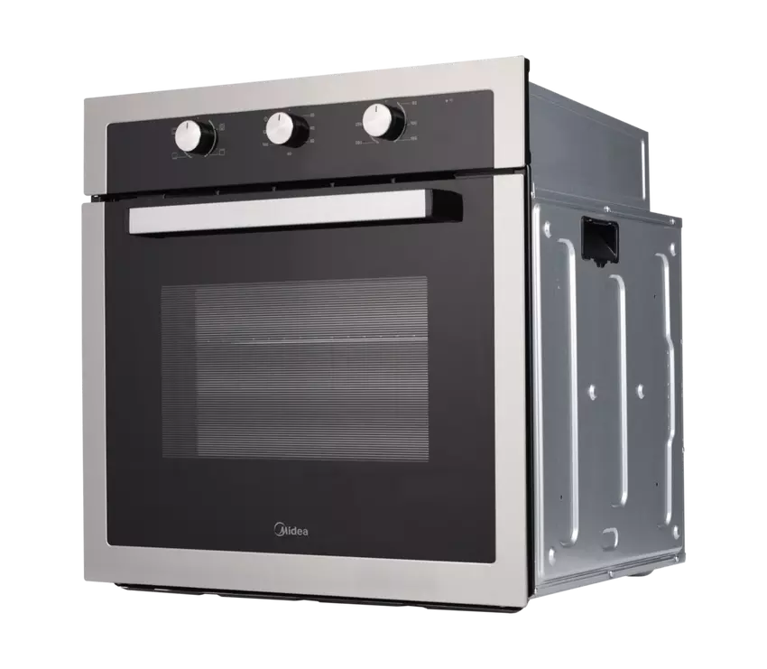 فرن بلت ان كهرباء ميديا 60سم 70لتر استيل