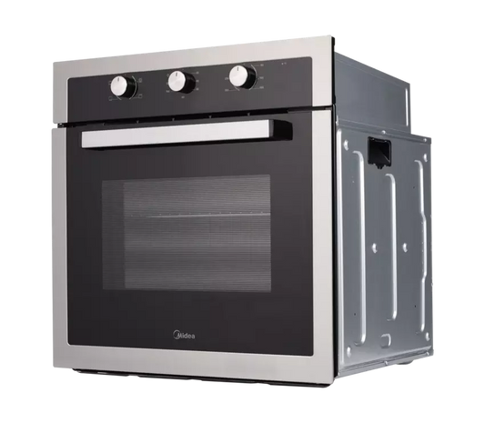 فرن بلت ان كهرباء ميديا 60سم 70لتر استيل