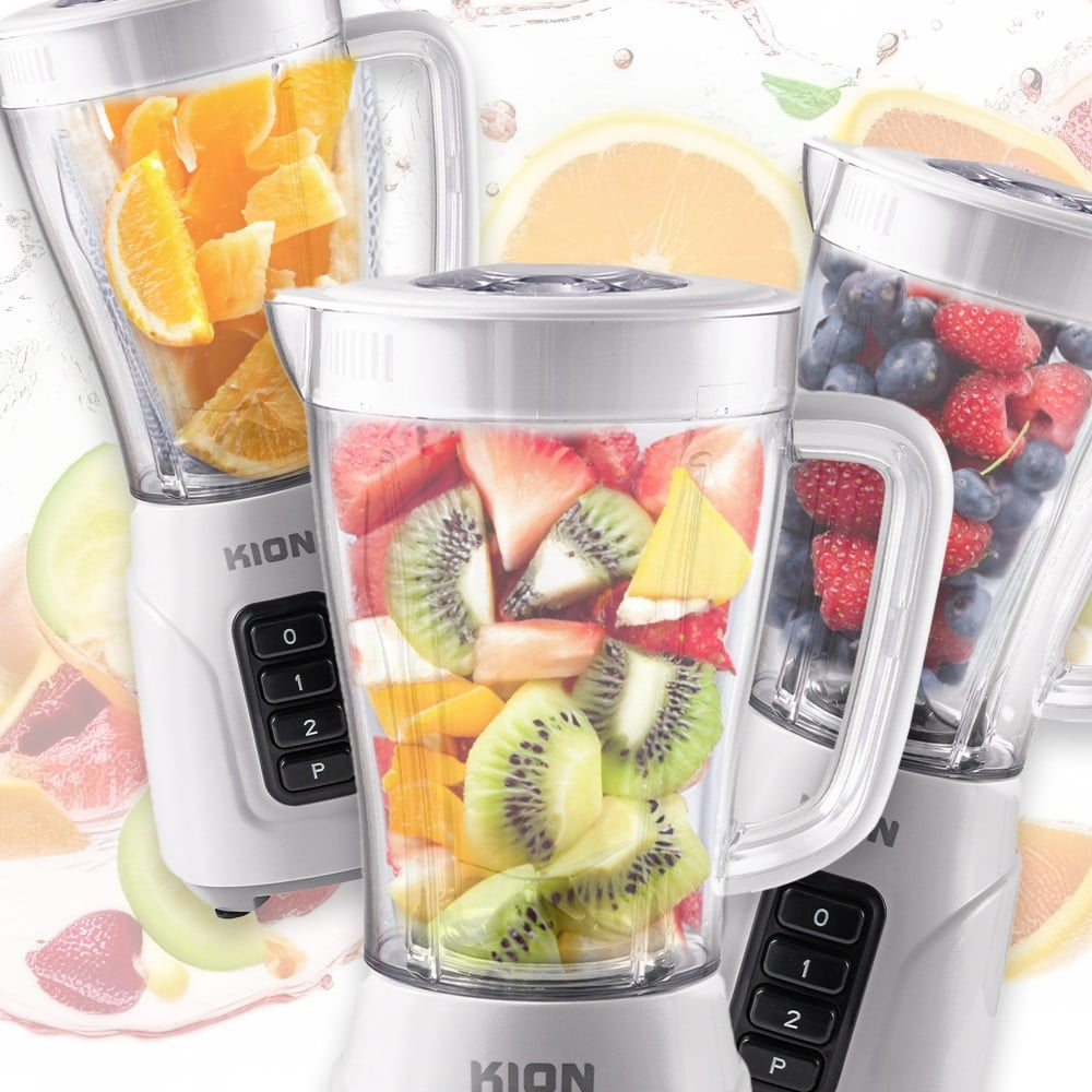 خلاط كيون 1.5 لتر سرعتين + مفرمة 500 وات