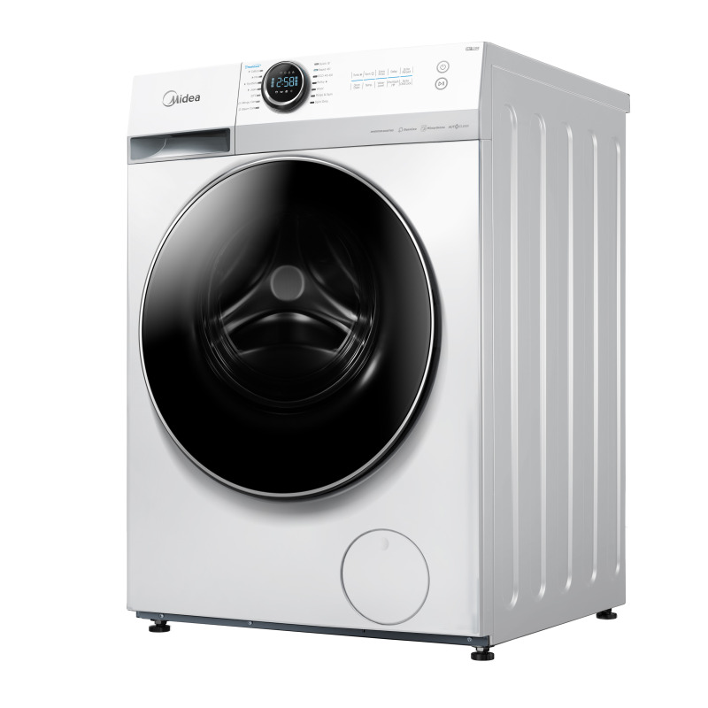 غسالة اوتوماتيك فتحة امامية ميديا 12 كيلو واي فاي ابيض