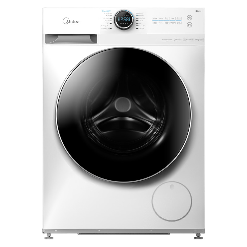 غسالة اوتوماتيك فتحة امامية ميديا 12 كيلو واي فاي ابيض