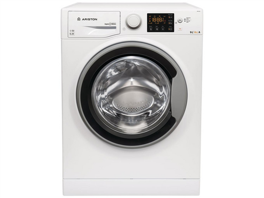 غسالة اوتوماتيك فتحة امامية  اريستون 9 كيلو غسيل 6 كيلو تنشيف ابيض
