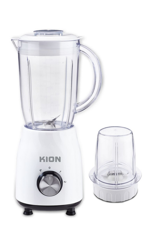 خلاط كيون + مطحنة سرعتان تحكم 1.2 لتر 350 واط
