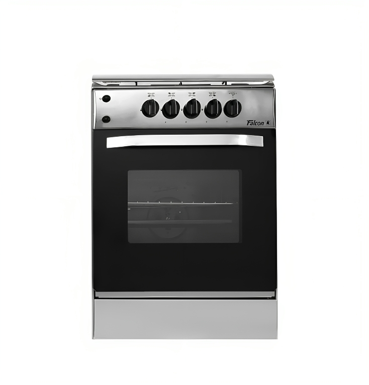 فرن غاز فالكون 55×55 سطح استيل امان